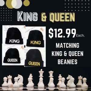 KING AND QUEEN Beanies
